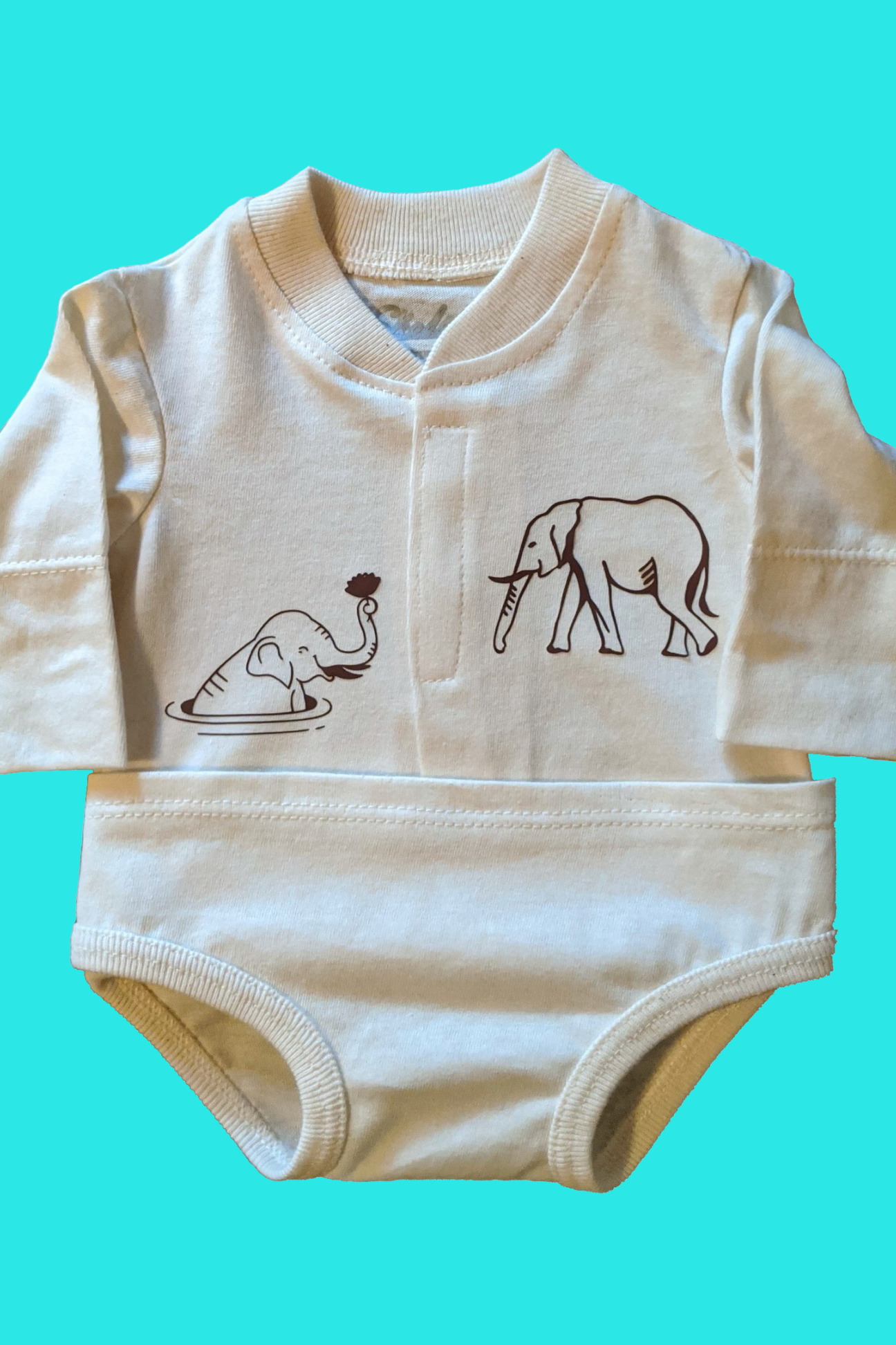 Elephant Baby Bodysuit