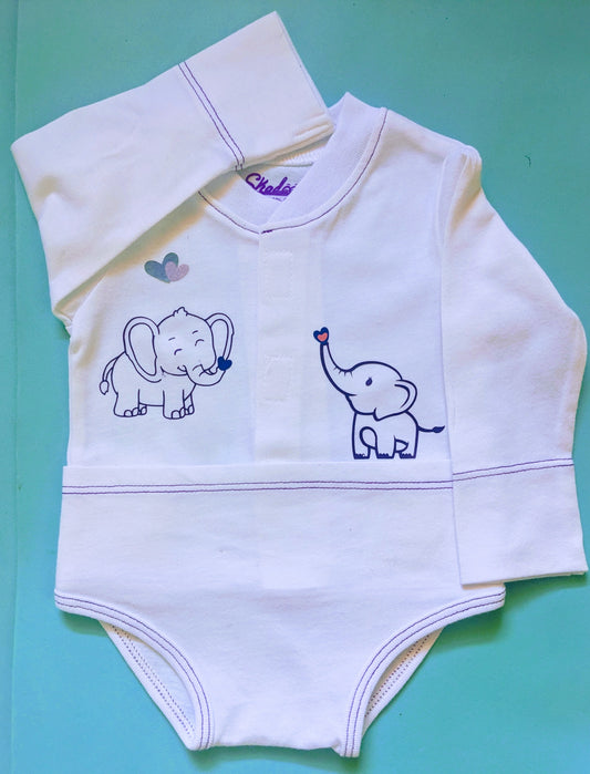 Elephanttastic Baby Bodysuit