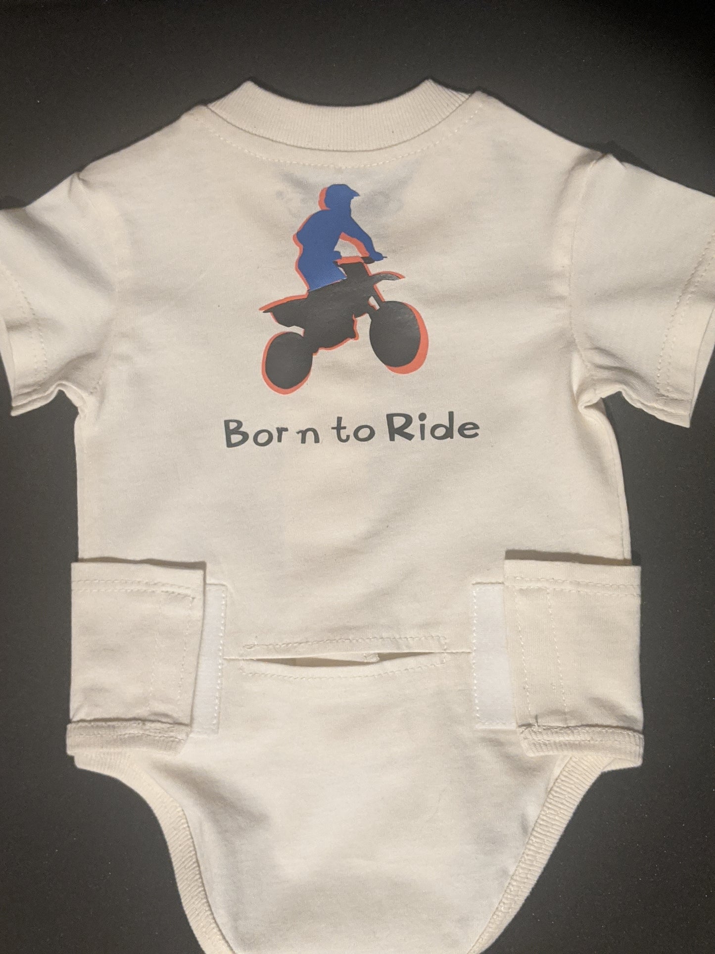 'Born To Ride' Baby Bodysuit
